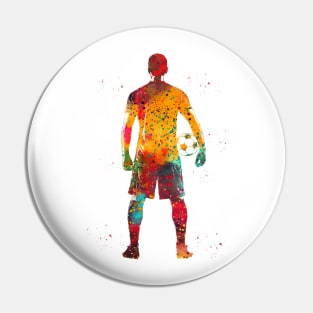 Soccer Player Pin