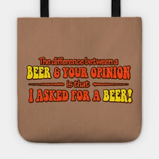 Beer Opinion (Retro - Worn) Tote