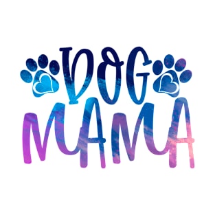 New Dog Mama Typography T-Shirt