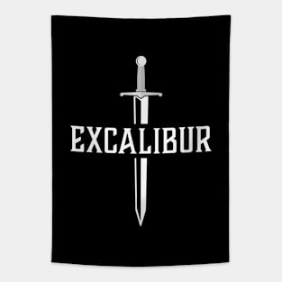 Excalibur The Legendary Sword in the Stone Emblem Tapestry