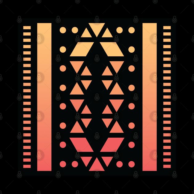 “Dimensional Path” - V.5 Orange/Yellow - (Geometric Art) (Dimensions) - Doc Labs by Doc Labs