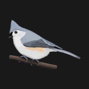 Tufted Titmouse Bird Birder Birdlover Birdwatcher Animal T-Shirt