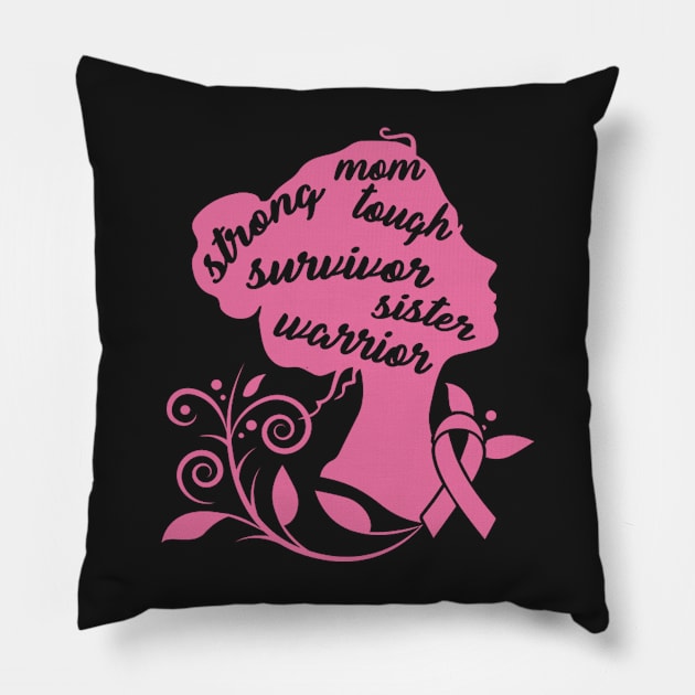 strong mom Pillow by Zluenhurf