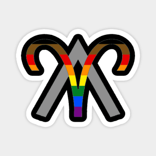 Anthony Aries Pride Logo Magnet