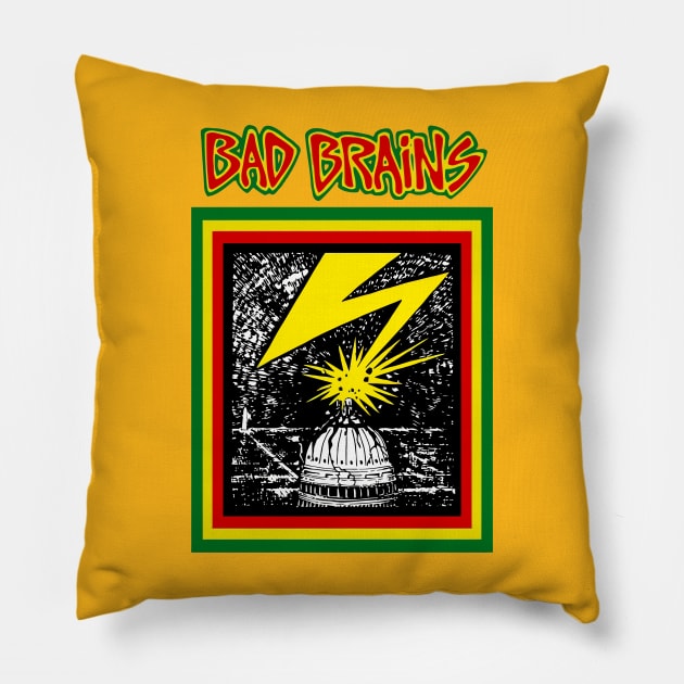 bad brains band Pillow by rusdistore