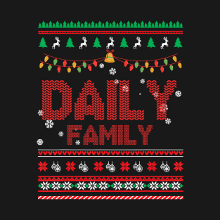 Daily Family Christmas, Name Xmas , Merry Christmas, Name , Birthday, Middle name T-Shirt