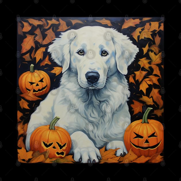 Kuvasz Halloween by NatashaCuteShop