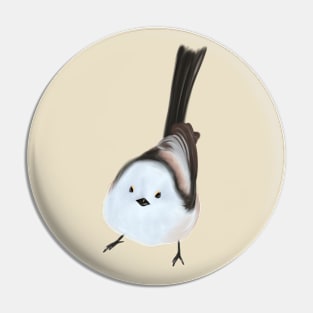 Long-tailed tit birds Pin