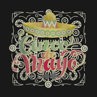 Cinco de Mayo 5th of May Mexican Mexico Sombrero T-Shirt