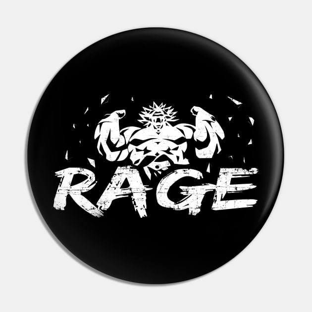 Broly - Rage Pin by Pegazusur