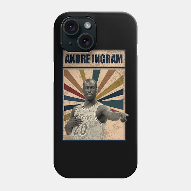 Los Angeles Lakers Andre Ingram Phone Case by RobinaultCoils