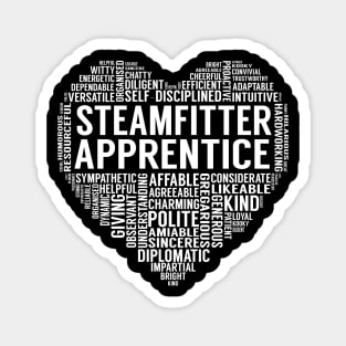 Steamfitter Apprentice Heart Magnet