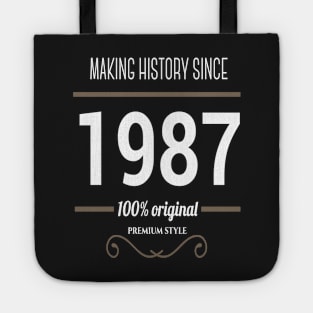 FAther (2) Making History since 1987 Tote