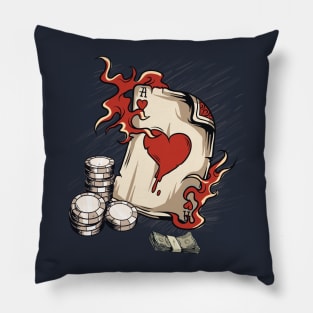 Ace of Hearts Pillow