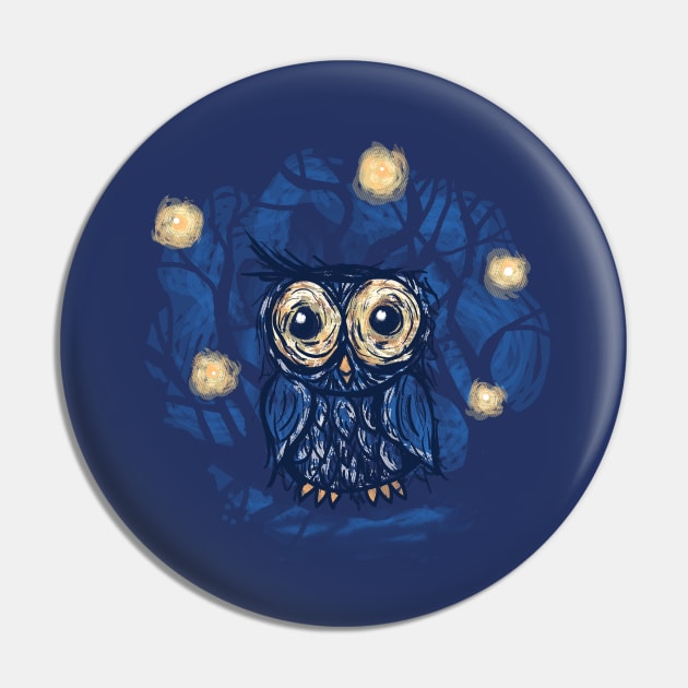 Vinny Van Owl Pin by oakenspirit