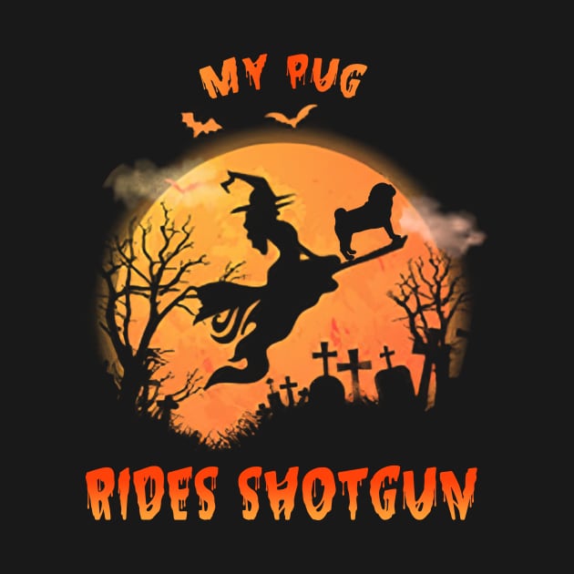 MY Pug RIDES SHOTGUN by OmegaMarkusqp