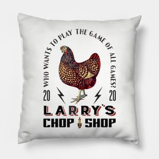 Larry's Chop Shop Pillow