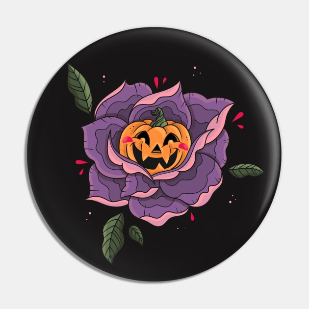 PUMPKIN ROSE Pin by bratcave.studio