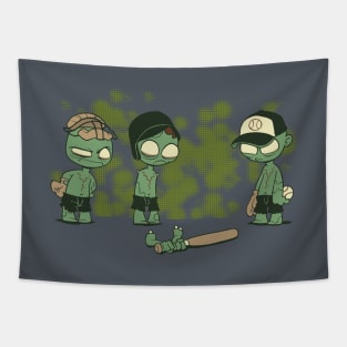 Zombie Baseball Tapestry