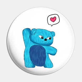 Beebo Loves you Pin