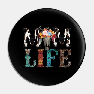 Mom Life western Pin