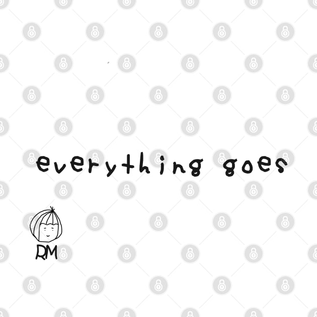 Everything Goes - RM BTS Lyrics Black Version by Sora No Hana