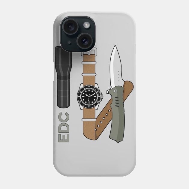 EDC Watch Phone Case by HSDESIGNS