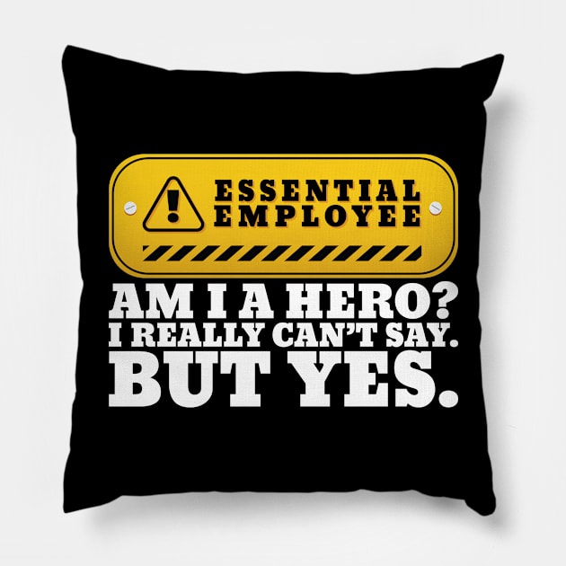 Essential Employee Pillow by thingsandthings