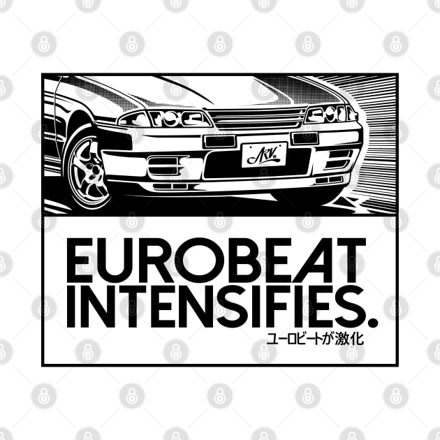 EUROBEAT INTENSIFIES - SKYLINE GTR R32 by ARVwerks