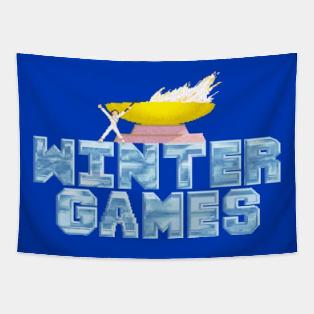 Winter Games Tapestry by iloveamiga