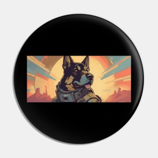 Guardian German Shepherd Pin