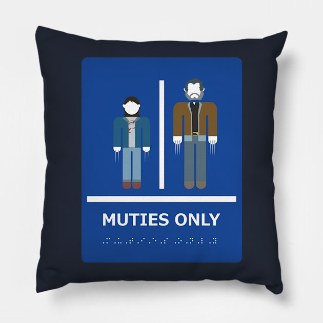 Mutie Restroom Pillow by Lmann17