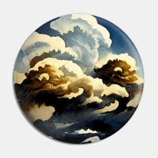 Majestic cumulus clouds Pin