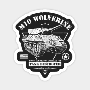 M10 Wolverine Tank Destroyer Magnet