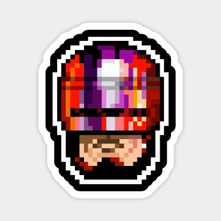 Space rangers pixel art Magnet