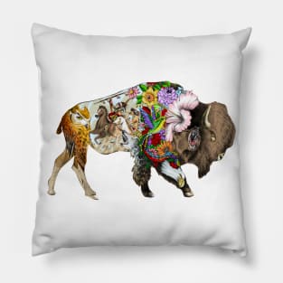 Bison Color Pillow