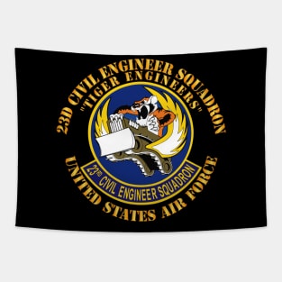 23d Civil Engineer Squadron - Tiger Engineers Tapestry