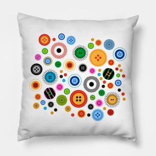 Buttons! Pillow