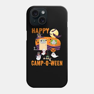 Happy Camp-O-Ween Funny Halloween Camping Camper Gift Phone Case