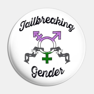 Jailbreaking Gender - Genderqueer Pin