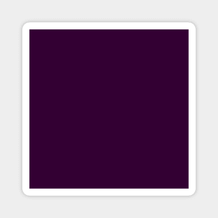 Eggplant Purple Solid Color Magnet