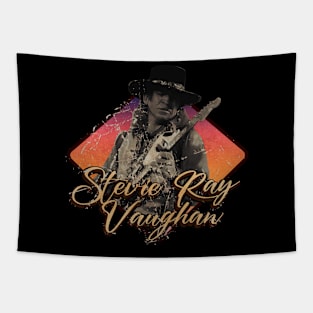 Stevie Ray Vaughan - vintage design on top Tapestry