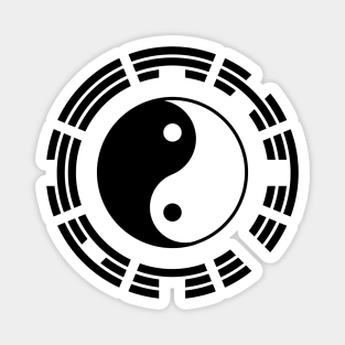 Yin Yang Trigram Third Culture Series Magnet