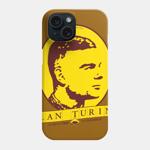 Alan Turing Phone Case by tuditees