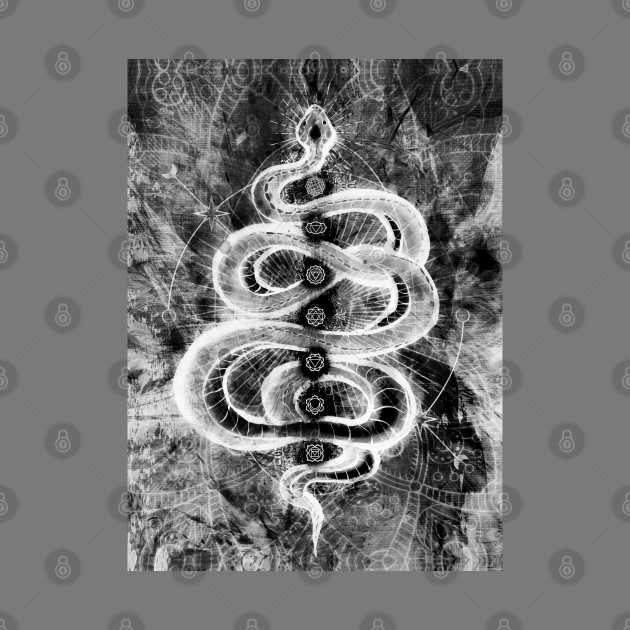 Kundalini serpent Divine by MCAshe spiritual art 