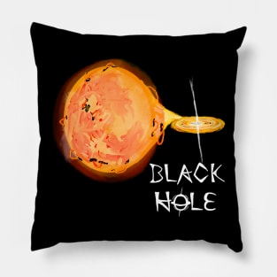 BLACK HOLE by Halloran Illustrations Pillow