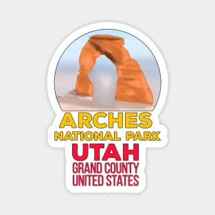 Arches National Park Utah Grand County United States Magnet