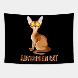 Abyssinian cat - Sketch of the red cat Tapestry