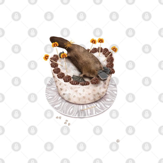 Platypus squishes the cake! by calheath