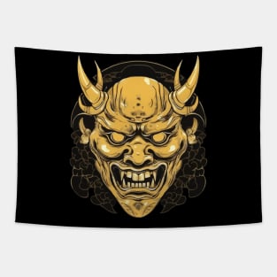 Hannya ( Gold Version ) Tapestry